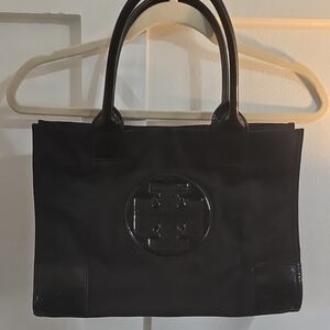 Tory Burch Black Leather Tote